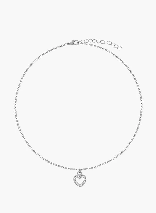 Flora Bella By Shoexpress Set Of 4 Jewellery Set With Embellished Heart Design Ramadan Collections